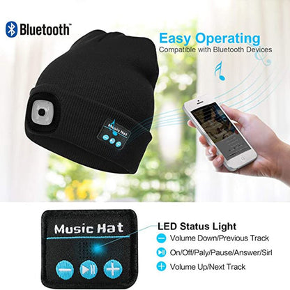 LED Hat With Stereo Headset - Big SavingZ